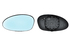 Стекло зеркала BMW 1-сер. (E81, E82, E87), 3-сер (E46, E90, E91) 04->08 голубое, с подогревом левого