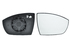 Стекло зеркала Ford C-Max 12/10->, Kuga 03/08->08/12, S-Max, Galaxy 05/06->05/15 с подогрев. правого