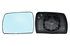 Стекло зеркала BMW X3 (E83) асферич., голубое, с подогревом левого