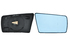 Стекло зеркала Mercedes C, E, S-class (W202, W210, W140)  (с обогревом) голубое правого