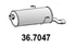 Глушитель задняя часть PSA 206 1.4-1.6