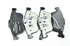 Колодки тормозные передние Nuovo Doblo 1.3-2.0 14-> , 1.4 95-120 л.с. 17-> 2 датчика