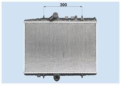 Радиатор PSA C5 2.0 16V,2.2HDi <-08/04, Peugeot 607 2.2HDi