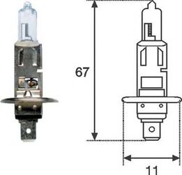 Лампа H1 55W пр-во Индия