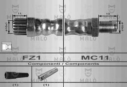 Шланг тормозной передний PSA 206