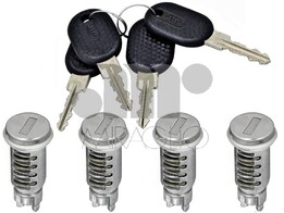 Комплект личинок замков дверей (4 штуки) Ducato 02- RUS с ключами