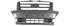 Бампер передний центральная часть Ford Transit 17/04/06 -> 26/09/11 светло серый