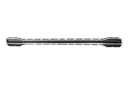 Решетка спойлера бампера заднего Audi Q5 S-Line 02/17->08/20 центр., черн+хром