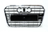 Решетка радиатора Audi A6 12/11 -> 08/14 черная блестящая с хром. рамкой (без эмблемы)
